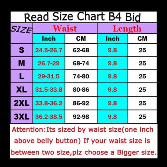 (Size XXL, ) black waist trainer/4 bones - Picture 3 of 3